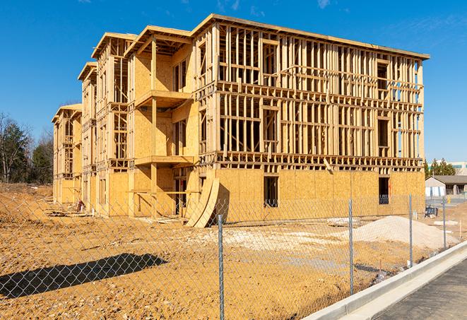 portable temporary chain link fence installations designed to secure construction zones in Blackwell OK